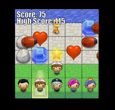 Picture of my arcade game clone 
